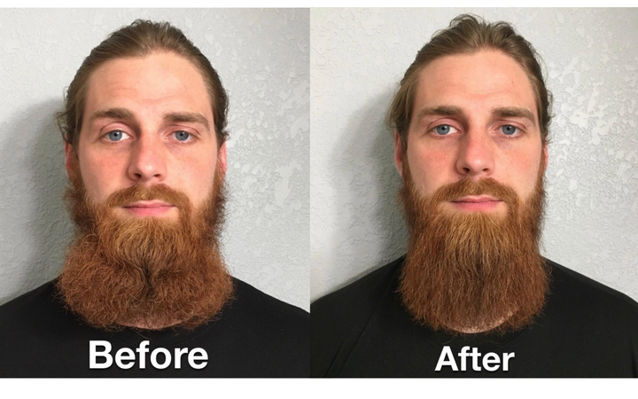 Newmen Pro™ Heated Beard Brush & Straightener